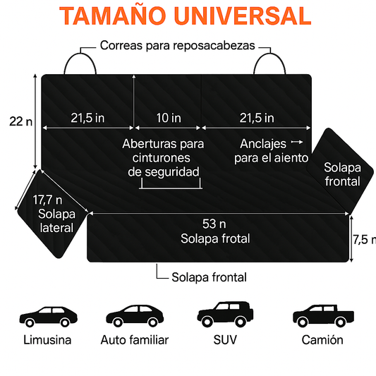 Funda para carro de mascotas
